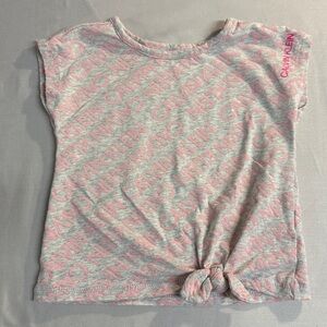 Calvin Klein - Pink and Grey Kids Shirt